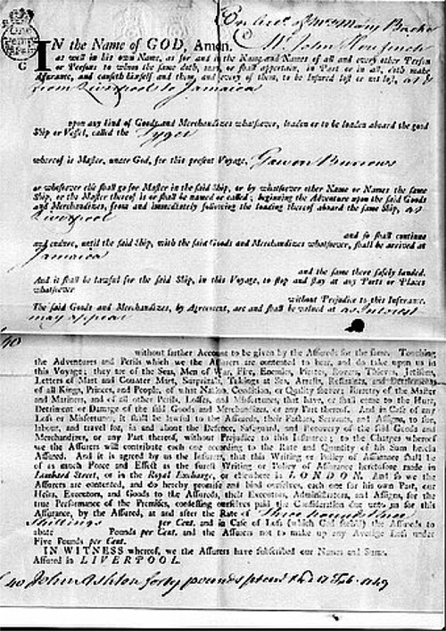 S.V. Tyger document